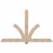 Ekena Millwork Redmond Smooth Timber Gable Bracket, Douglas Fir, 84"W x 53"H x 1 1/2"D x 5 1/2"F, 15/12 Pitch GBW084X53X0206RED00SDF - alternate 1